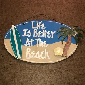 Beach sign